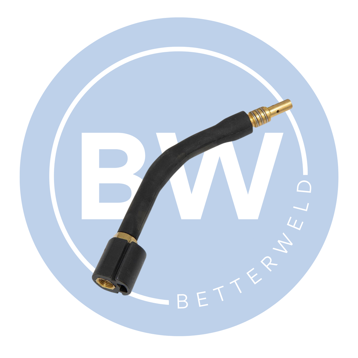 Binzel Swan Neck w/ Left Hand Tip Adaptor For T150/ECO15 MIG Welding Torches
