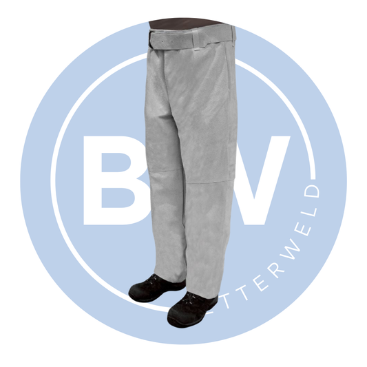 Grey Dakota Leather Welders Trousers & Belt (Sizes M-XL)