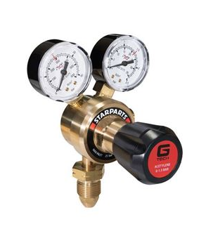 Acetylene Regulator Single Stage 2 Gauge 25 Bar
