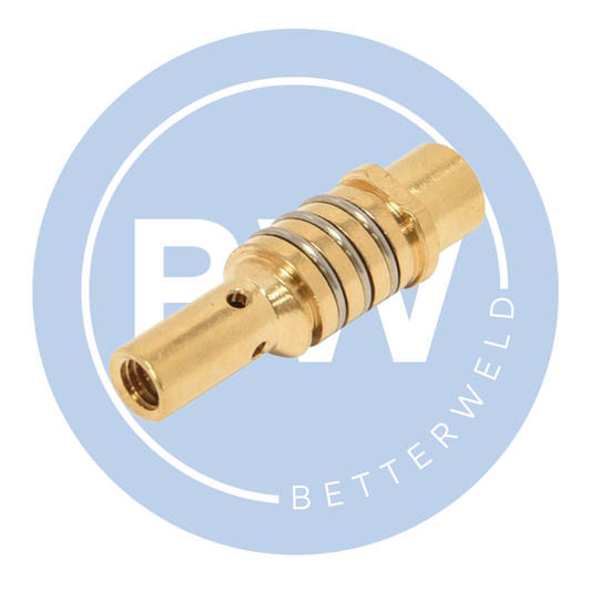 Left Hand Tip Adaptor w/ Spring For T150/ECO15 Binzel Welding Torches (5 Pack)