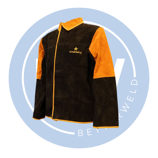 Premium Welders Jacket (Black/Orange)