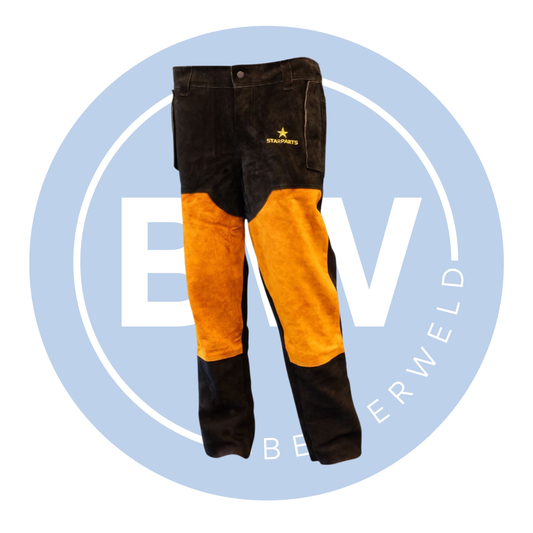 Leather Welding Trousers (Black)