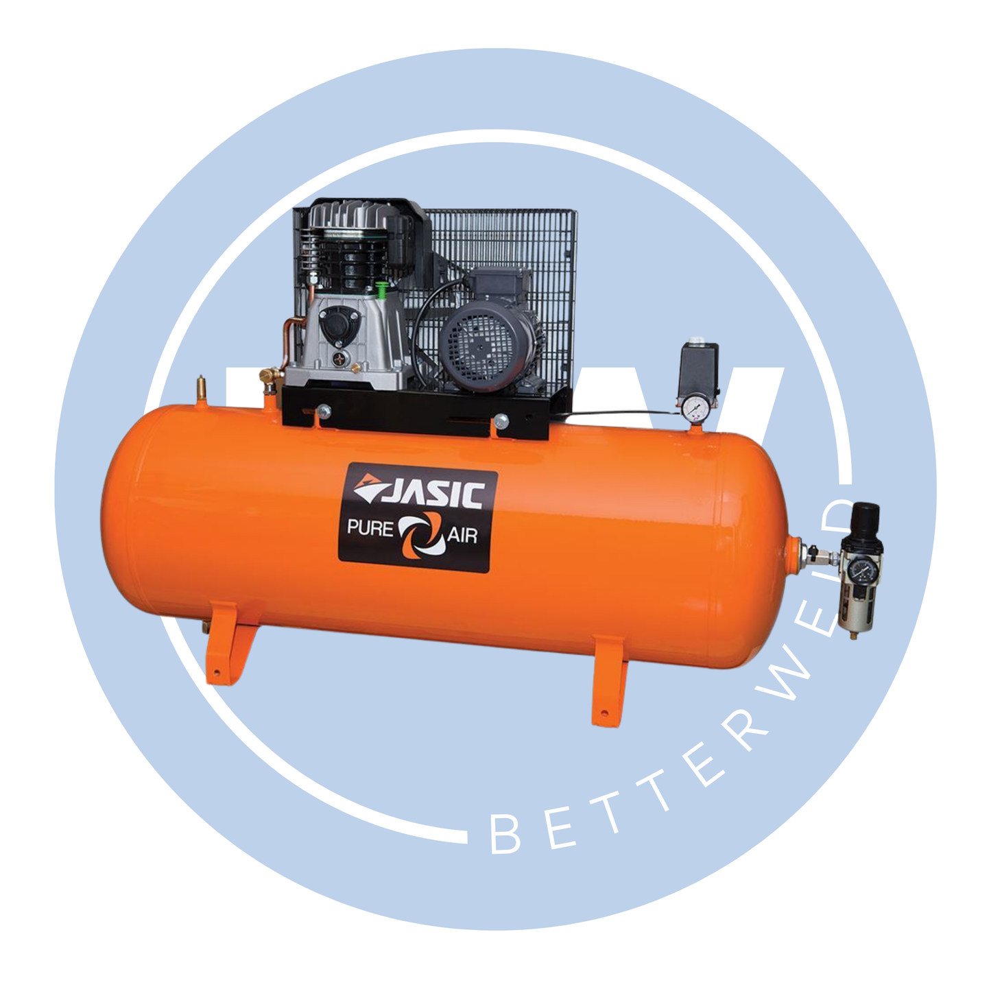Jasic [Heavy Duty] 3HP Motor Air Compressor (200 Litre Tank - 400V)