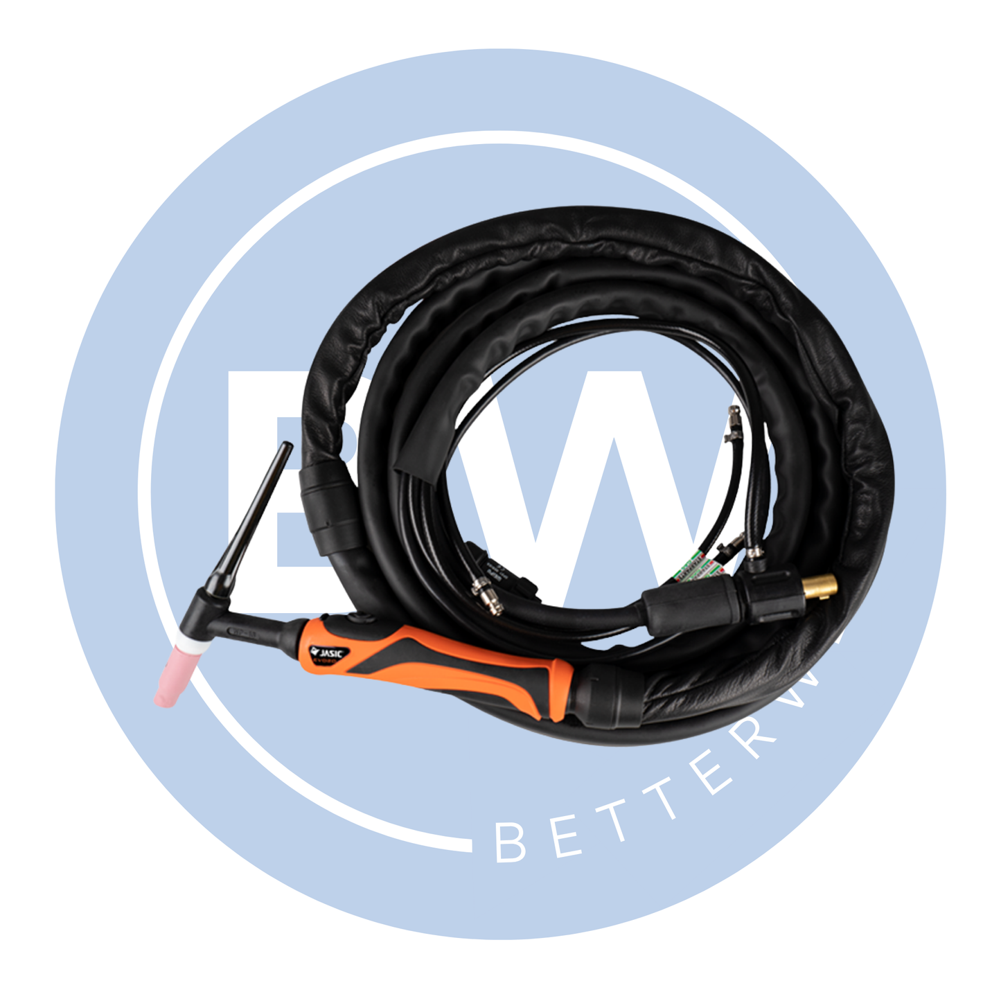 Jasic EVO 18 TIG Welding Torch w/ Twist Lock Adaptor & 9-Pin Plug
