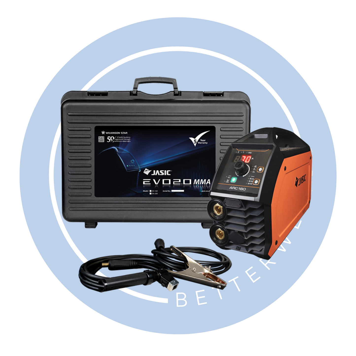 Jasic EVO Power Arc MMA Welder w/ Case & Leads