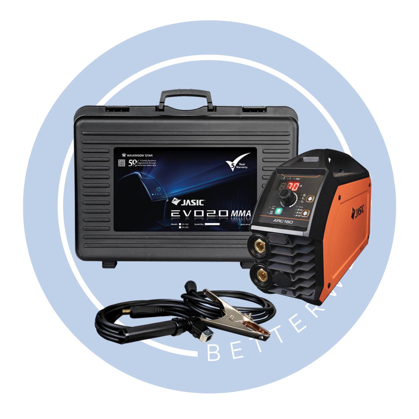 Jasic EVO Power Arc MMA Welder w/ Case & Leads