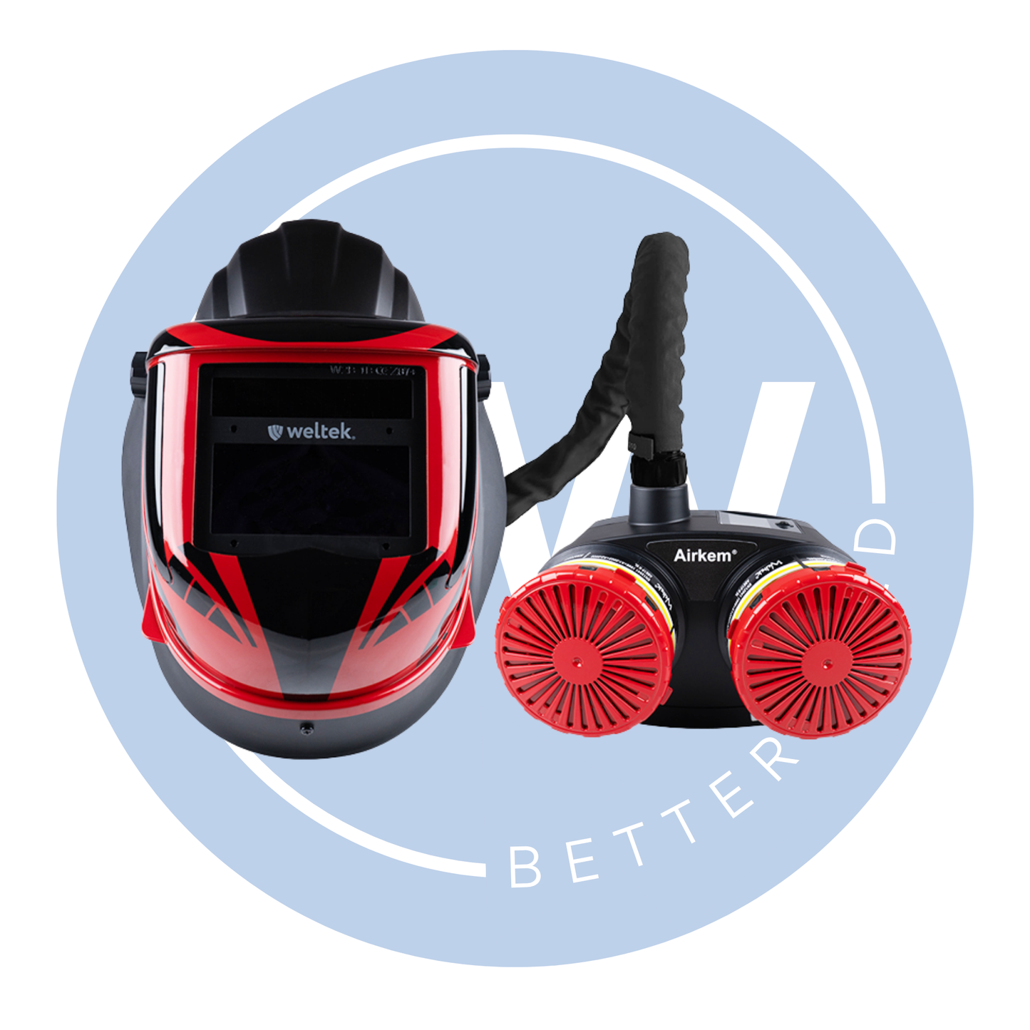 Navishock Welding & Grinding Helmet S4 (Airkem Blower Unit)