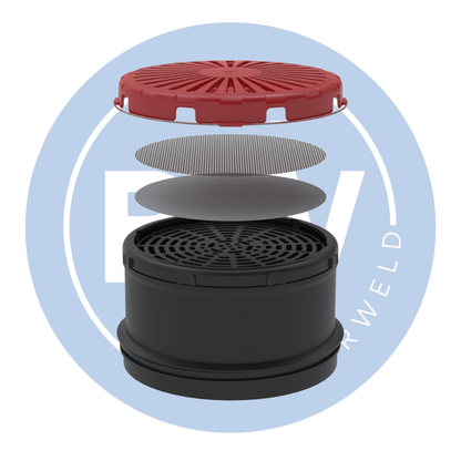 Airfed Welding/Grinding Helmet (Airkem Blower Unit)