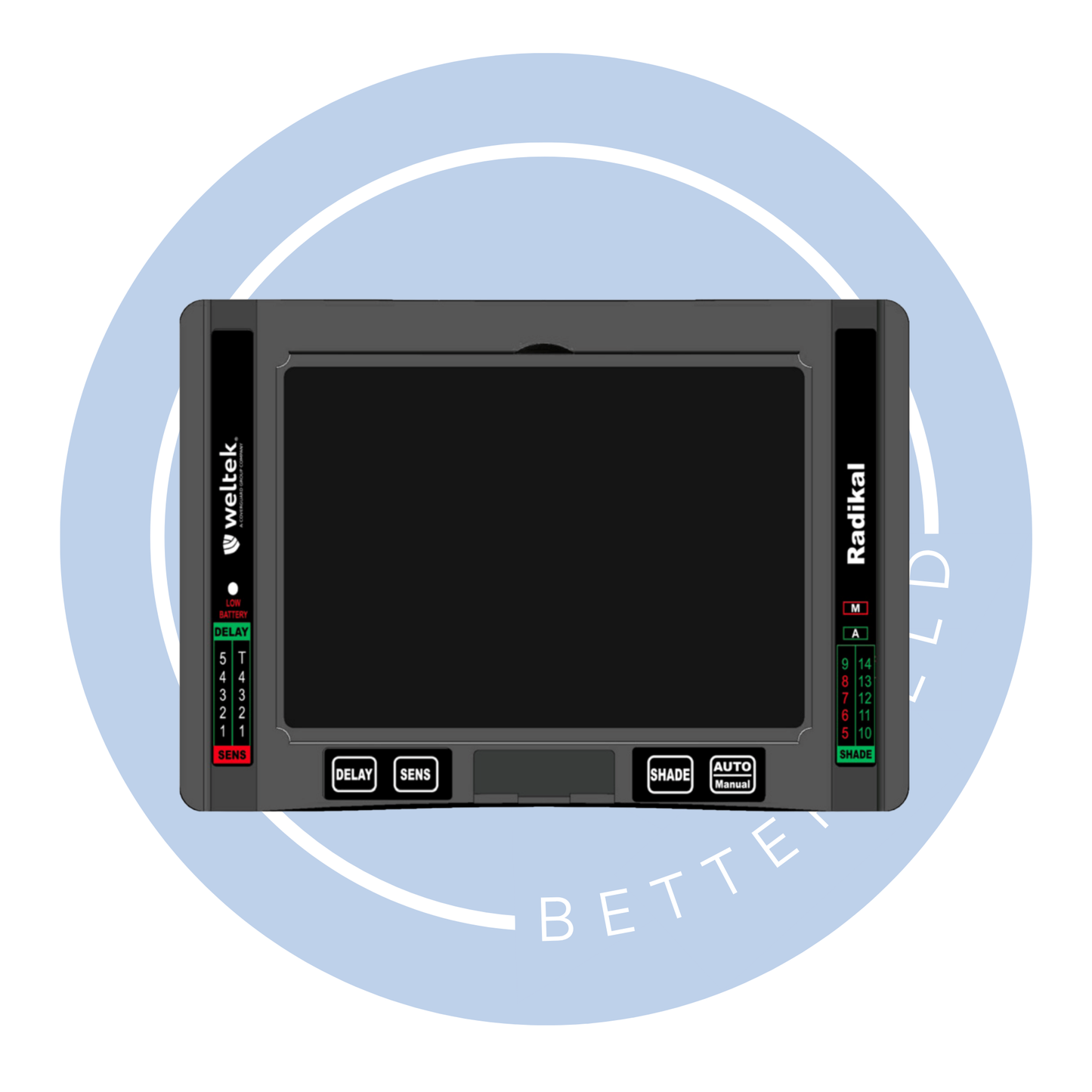 Radikal Welding/Grinding Helmet (ADF & Blower Unit)