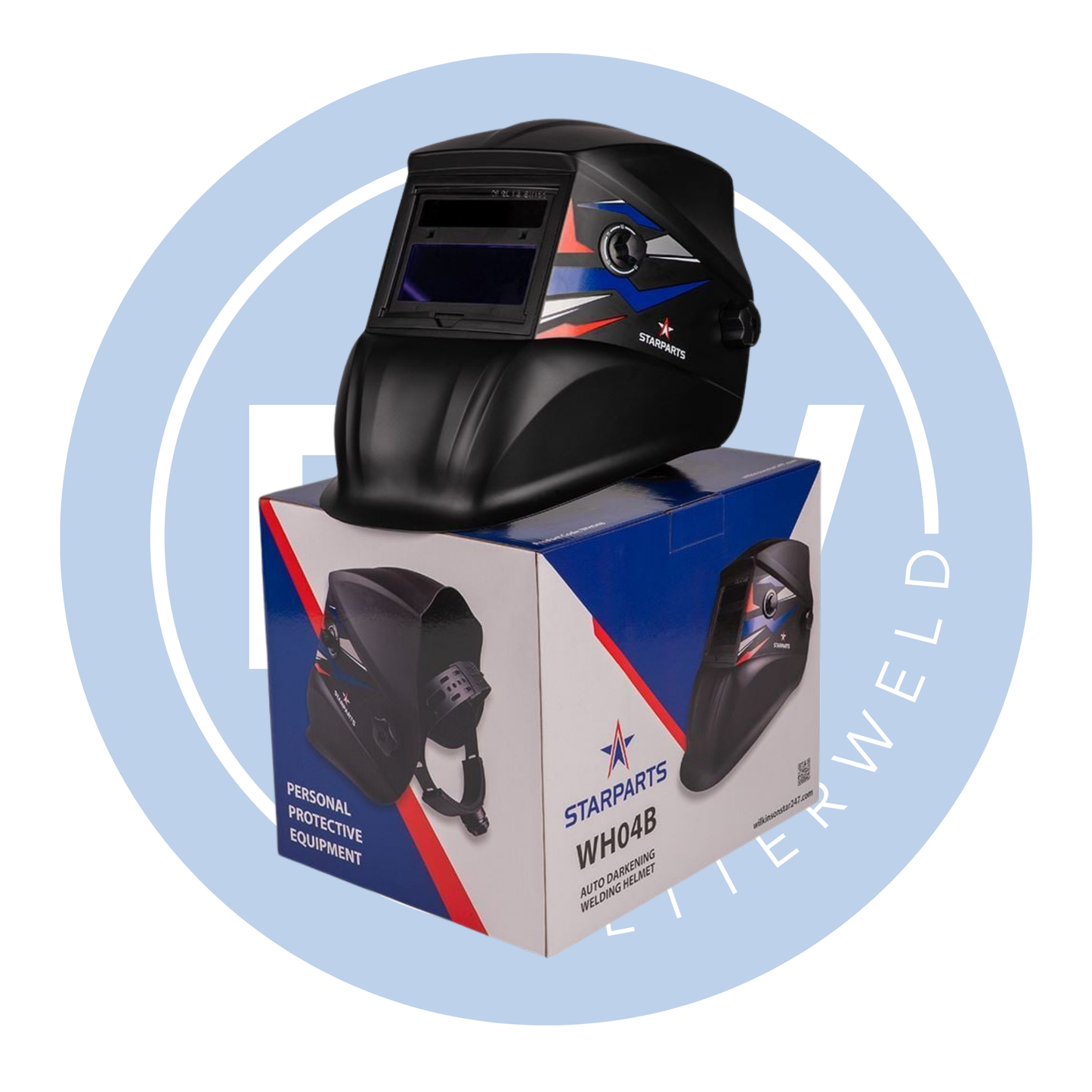Starparts ADF Welding Helmet (9-13 Variable Shade)