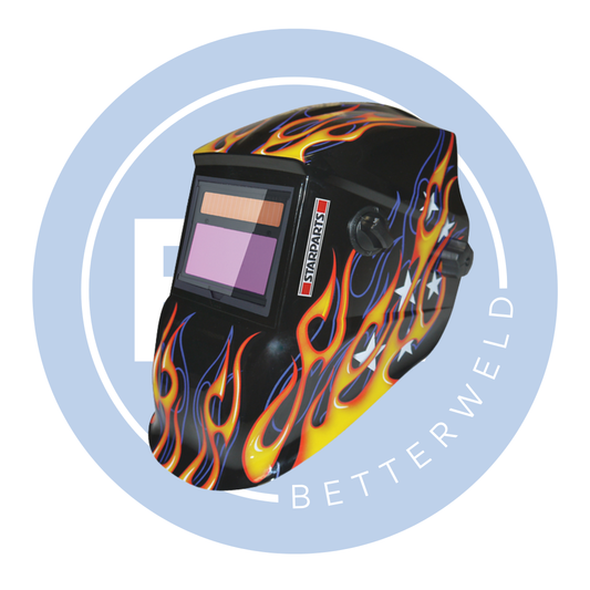 Starparts Flame ADF Welding Helmet (9-13 Variable Shade)
