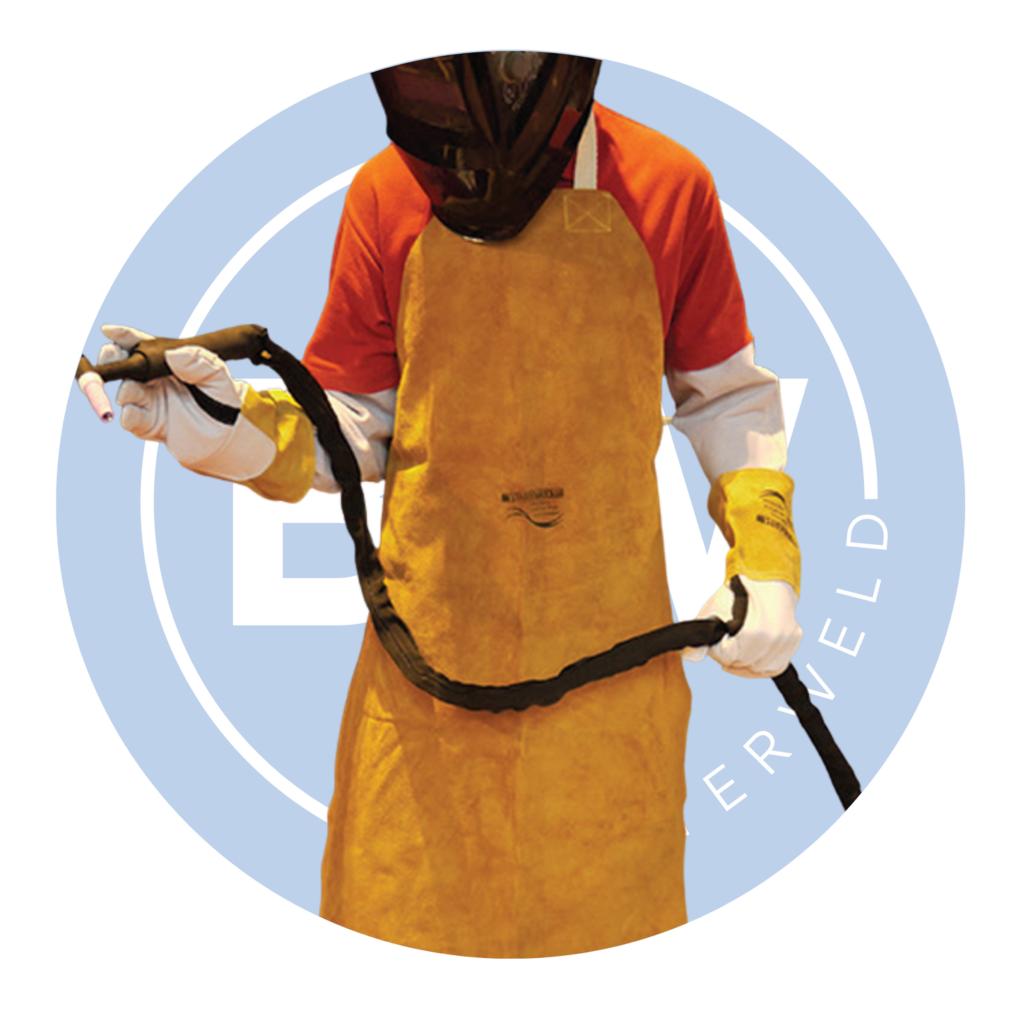 Leather Welders Apron (Gold)