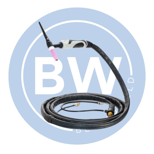 12.5ft Titanium 17 TIG Torch [Twist Lock Adaptor]