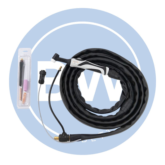 12ft Titanium 26 TIG Torch [Adaptor & Jasic Plug]