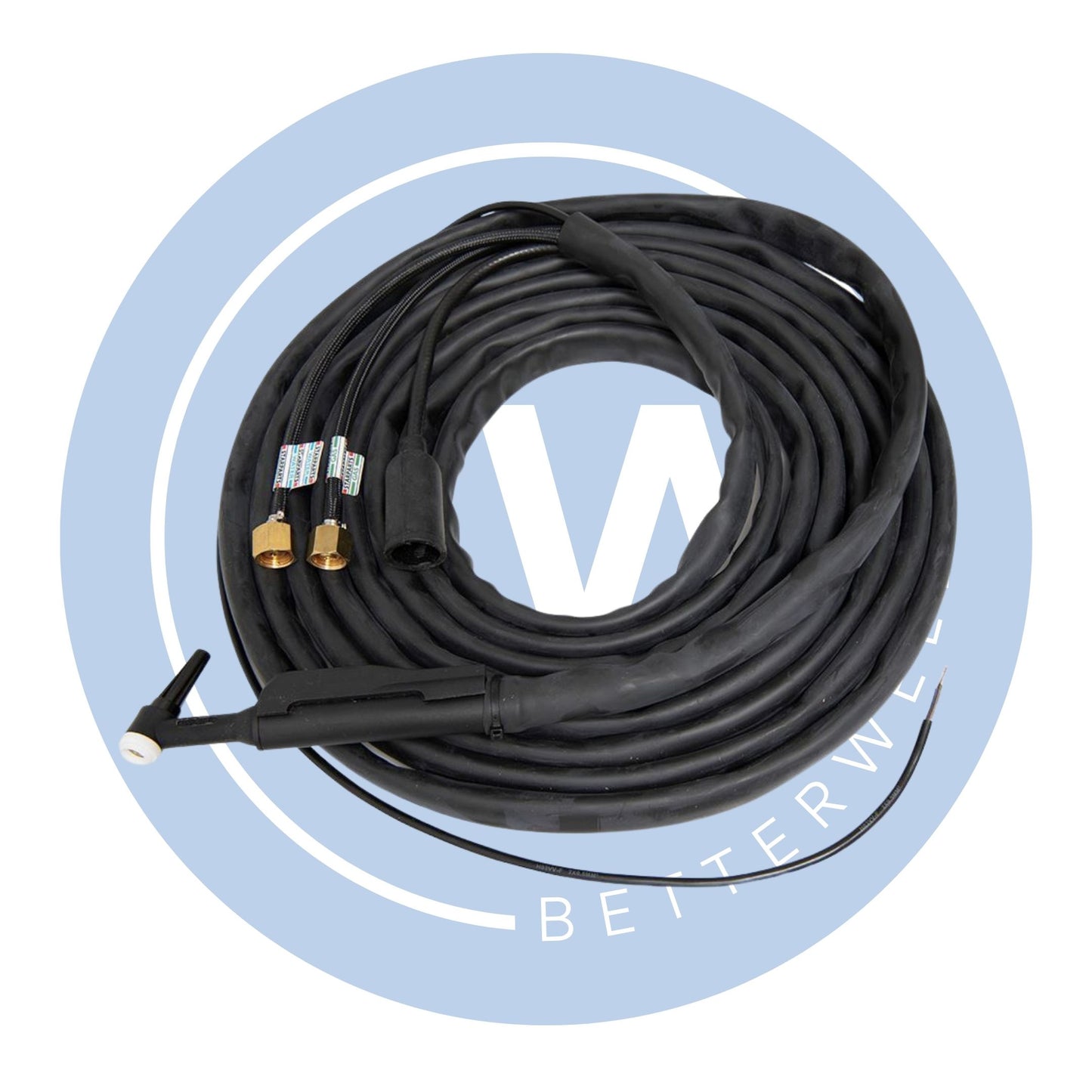 25ft WP17 TIG Torch [Switched & Neoprene Sheathed]