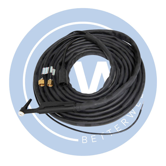 25ft WP17 TIG Torch [Switched & Neoprene Sheathed]
