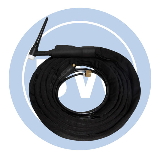 12.5ft WP17 TIG Torch 2 Piece Cable [Switched Sheathed]