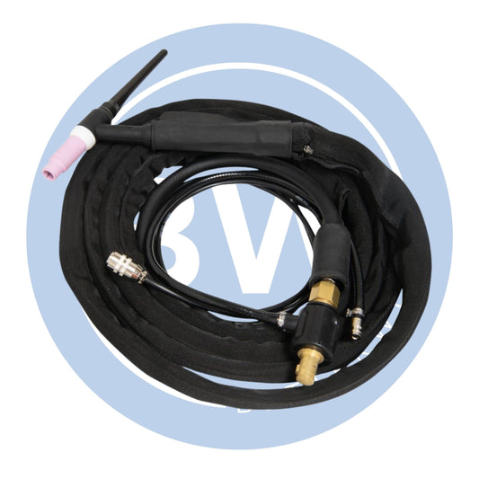 25ft WP17 TIG Torch [Twist Lock Adaptor & Switch Plug]