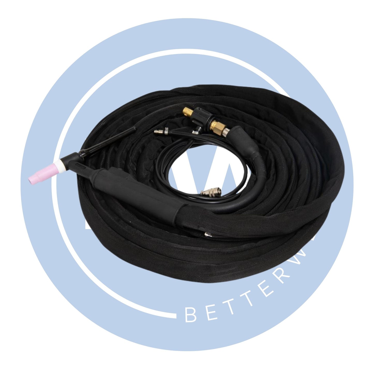25ft WP26F TIG Torch [Twist Lock Adaptor & Spares]