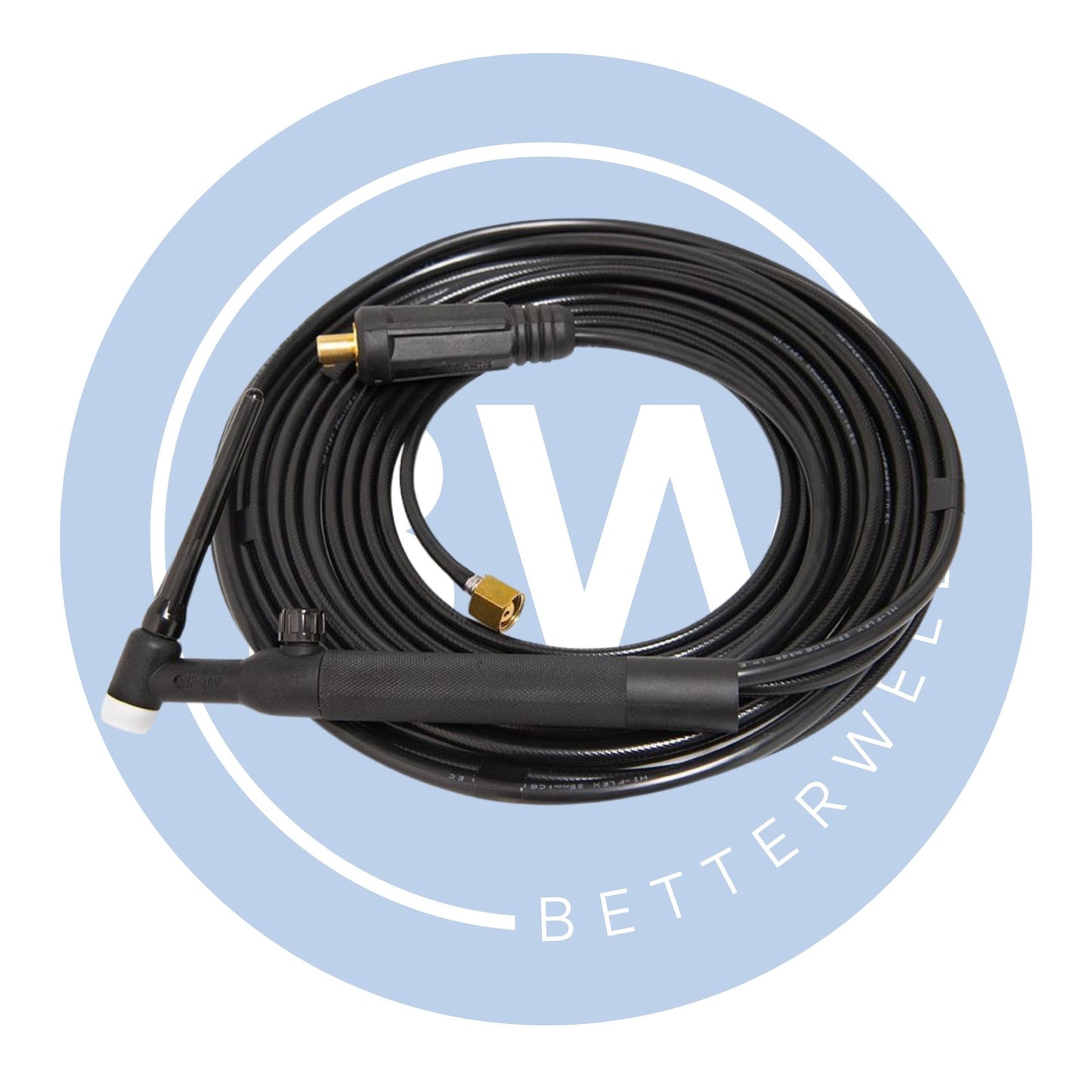 12.5ft WP26V TIG Torch 2 Piece Cable [Extended Gas Hose]