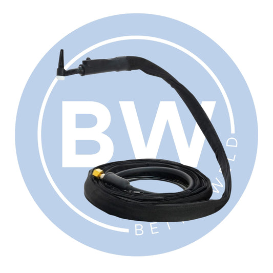WP9F Flexible TIG Torch [Switched Sheathed & Mono Cables]