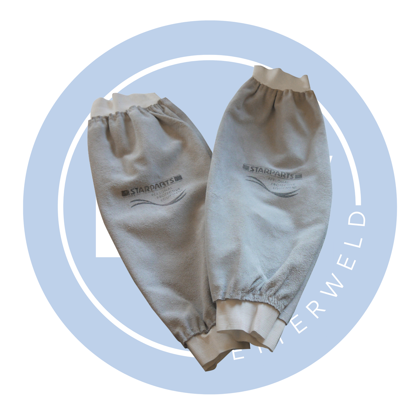 18" Dakota Leather Welders Sleeves (Grey)