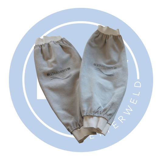 18" Dakota Leather Welders Sleeves (Grey)