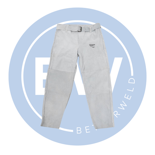 Grey Dakota Leather Welders Trousers & Belt (Sizes M-XL)