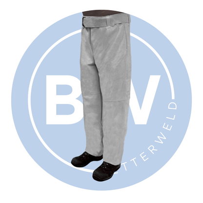 Grey Dakota Leather Welders Trousers & Belt (Sizes M-XL)