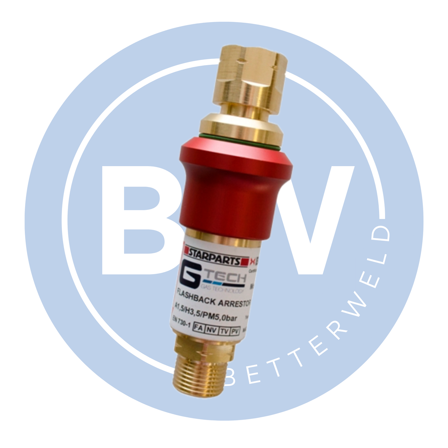 Flashback Arrestor Resettable (Fuel/Gas)