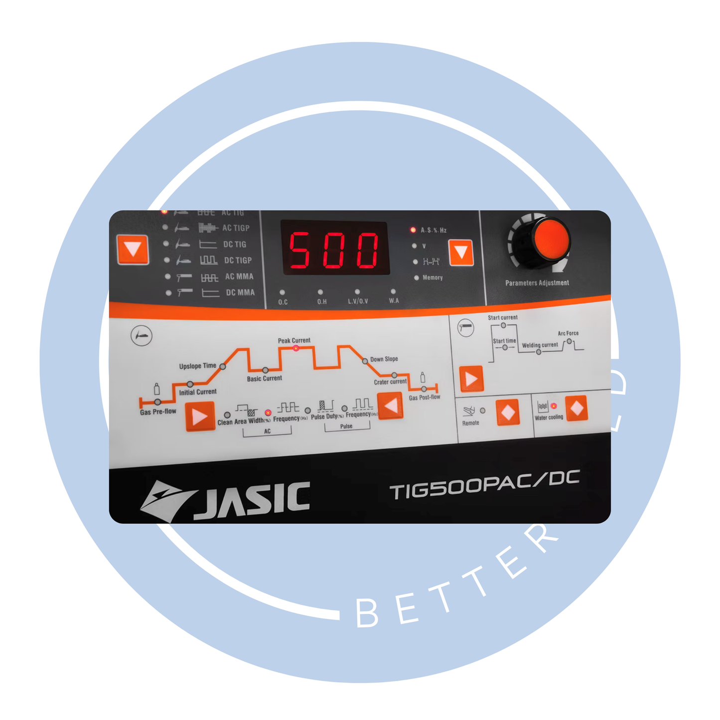 Jasic TIG 500P AC/DC Digital Inverter Package