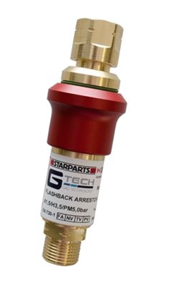 Flashback Arrestor Resettable Fuel Gas