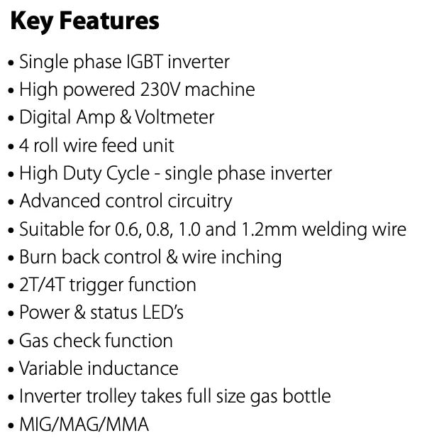 Jasic MIG 272S Separate Inverter Package