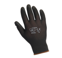 Black PU Gloves - Size 10